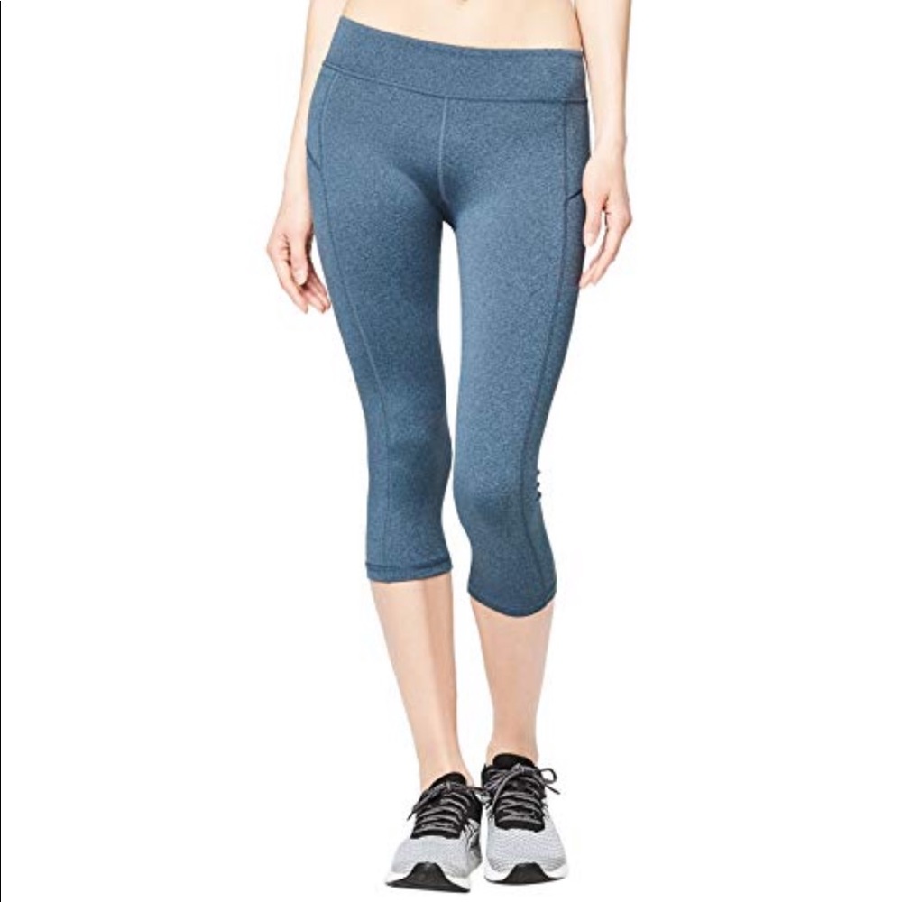 Aeropostale BEST BOOTY EVER Crop Leggings/Blue/Sm